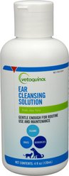 Vetoquinol Ear Cleaning Solution for Dogs & Cats, 4-fl oz bottle