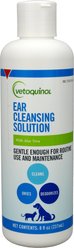 Vetoquinol Ear Cleaning Solution for Dogs & Cats, 8-fl oz bottle