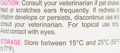 Show full view: Vetoquinol Ear Cleaning Solution for Dogs & Cats, 8-fl oz bottle slide 8 of 15