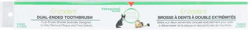 Show full view: Vetoquinol Enzadent Dual-Ended Dog & Cat Toothbrush slide 3 of 9