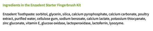 Show full view: Vetoquinol Enzadent Enzymatic Poultry Flavor Dog & Cat Fingerbrush Dental Kit slide 4 of 10
