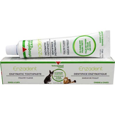 Vetoquinol Vetoquinol Enzadent Poultry-Flavored Dog & Cat Toothpaste, 90g tube