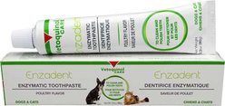 Vetoquinol Enzadent Enzymatic Poultry Flavor Toothpaste, 90g tube + Dual-Ended Dog & Cat Toothbrush slide 2 of 8