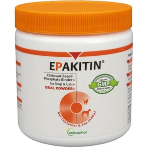 Vetoquinol Epakitin Powder Urinary Supplement for Cats & Dogs, 180g
