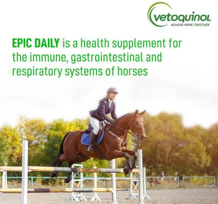 Show full view: Vetoquinol Epic Daily Immune Support Powder Horse Supplement, 4.4-lb bucket slide 2 of 9
