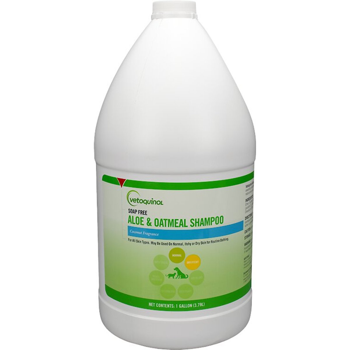 Vetoquinol Vet Solutions Aloe & Oatmeal Shampoo for Dogs & Cats, 1-gal
