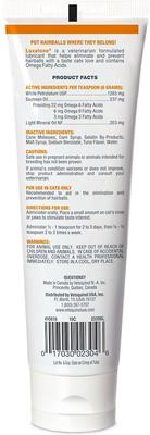Show full view: Vetoquinol Laxatone Tuna Flavored Gel Hairball Control Supplement for Cats, 2.5-oz tube slide 3 of 8