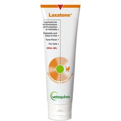 Vetoquinol Laxatone Tuna Flavored Gel Hairball Control Supplement for Cats, 4.25-oz tube