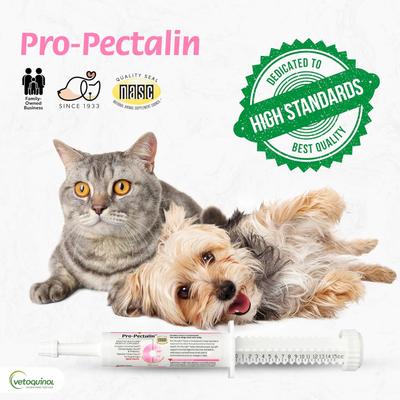 Show full view: Vetoquinol Pro-Pectalin Diarrhea Supplement for Dogs & Cats, 15-cc syringe slide 8 of 13