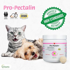 Vetoquinol Pro-Pectalin Diarrhea Supplement for Dogs & Cats, 60 count
