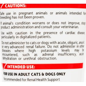 Vetoquinol Renal K+ Gel Kidney Supplement for Cats & Dogs, 5-oz tube