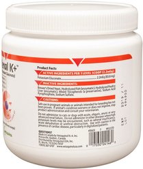 Vetoquinol Renal K+ Powder Kidney Supplement for Cats & Dogs, 100g container slide 2 of 4