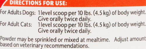 Show full view: Vetoquinol Renal K+ Powder Kidney Supplement for Cats & Dogs, 100g container slide 5 of 8