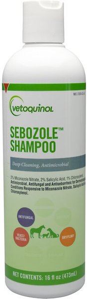 Show full view: Vetoquinol Sebozole Shampoo for Dogs & Cats, 16-fl oz bottle slide 1 of 12