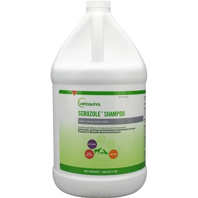 Vetoquinol Vetoquinol Vet Solutions Sebozole Shampoo for Dogs & Cats, 1-gal