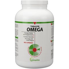 Vetoquinol Triglyceride OMEGA Omega-3 Fatty Acids Large & Giant Breed Supplement for Dogs, 250 count