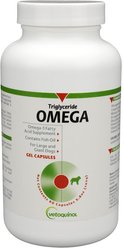 Vetoquinol Triglyceride OMEGA Omega-3 Fatty Acids Large & Giant Breed Supplement for Dogs, 60 count