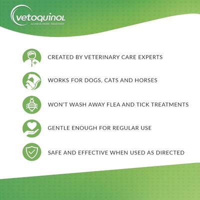 Show full view: Vetoquinol Universal Medicated Shampoo for Dogs & Cats, 16-fl oz bottle slide 4 of 10