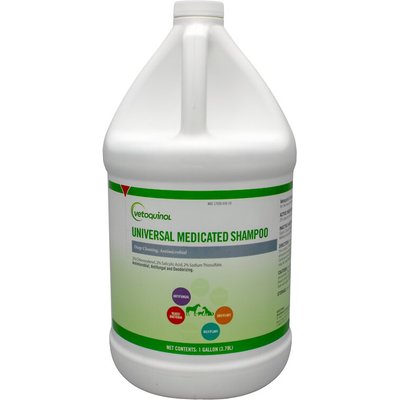 Vetoquinol Vetoquinol Universal Medicated Shampoo for Dogs & Cats, 1-gal bottle