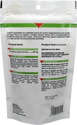Show full view: Vetoquinol Viralys (L-Lysine) Oral Gel for Cats, 5-oz & Vetoquinol Enisyl-F Lysine Bites Chicken Liver Flavored Cat Treats, 6.35-oz bag slide 5 of 7