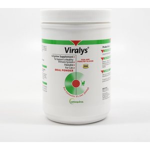 Vetoquinol Viralys Powder Immune Supplement for Cats, 21.2-oz