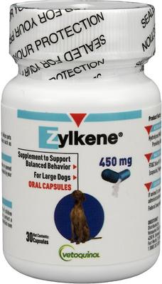 Vetoquinol Zylkene Capsules Calming Supplement for Dogs