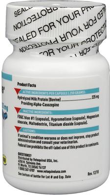 Show full view: Vetoquinol Zylkene Capsules Calming Supplement for Dogs, 30 count slide 4 of 10