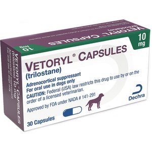 Vetoryl (trilostane) Capsules for Dogs, 10-mg, 30 capsules
