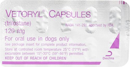 Show full view: Vetoryl (trilostane) Capsules for Dogs, 120-mg, 30 capsules slide 3 of 8