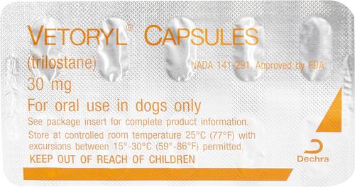 Show full view: Vetoryl (trilostane) Capsules for Dogs, 30-mg, 60 capsules slide 3 of 8