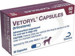 Vetoryl (trilostane) Capsules for Dogs, 60-mg, 30 capsules