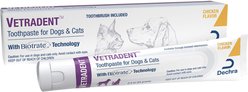 VETRADENT Chicken Flavored Dog & Cat Dental Gel, 2.3-oz tube