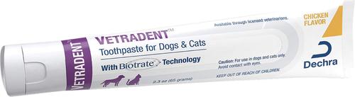 Show full view: VETRADENT Chicken Flavored Dog & Cat Dental Gel, 2.3-oz tube slide 3 of 4