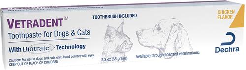 Show full view: VETRADENT Chicken Flavored Dog & Cat Dental Gel, 2.3-oz tube slide 4 of 4