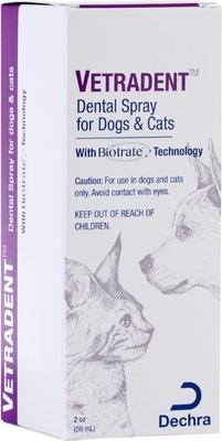 Show full view: VETRADENT Mild Vanilla Flavored Dog & Cat Dental Spray, 59-mL bottle slide 4 of 5