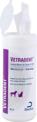Show full view: VETRADENT Organic Natural Mild Vanilla Flavored Dog & Cat Dental Wipes, 60 count slide 3 of 3