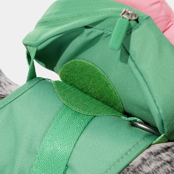 Show full view: VETRESKA 3-in-1 Flora Dog Backpack & Harness Set, Pink/Green, XX-Small: 13 to 17-in chest slide 4 of 10