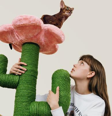 Show full view: VETRESKA Blooming Cactus 41-in Cat Tree slide 7 of 11