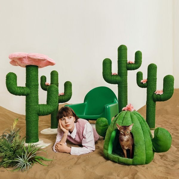 VETRESKA Blooming Cactus 41-in Cat Tree