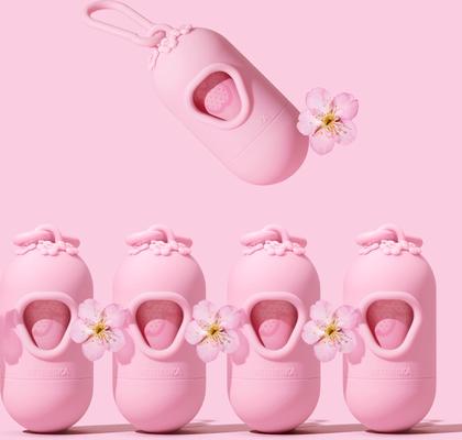 Show full view: VETRESKA Cherry Blossom Dog Poop Bag Dispenser with Bags, 7 count slide 4 of 9