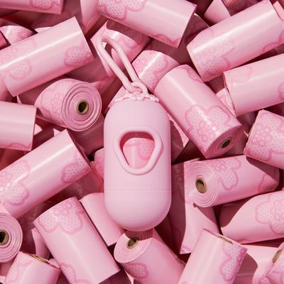 Show full view: VETRESKA Cherry Blossom Dog Poop Bag Dispenser with Bags, 7 count slide 2 of 9