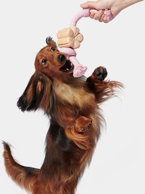 Show full view: VETRESKA Cherry Blossom Knot Rope Dog Toy, Large slide 5 of 5