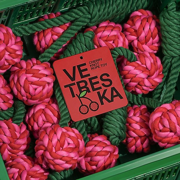 Show full view: VETRESKA Cherry Knot Rope Dog Toy slide 5 of 8