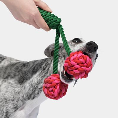 Show full view: VETRESKA Cherry Knot Rope Dog Toy slide 3 of 8