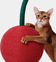 VETRESKA Cherry Scratching Ball Cat Toy slide 2 of 9