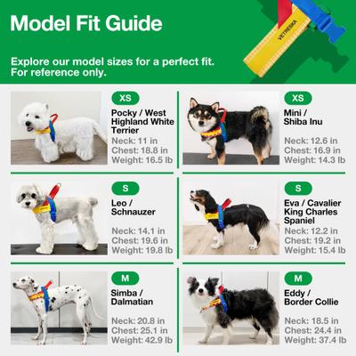 Show full view: VETRESKA Chroma Dog Harness & Leash Set, Yellow, X-Small: 16 to 21-in chest slide 9 of 10