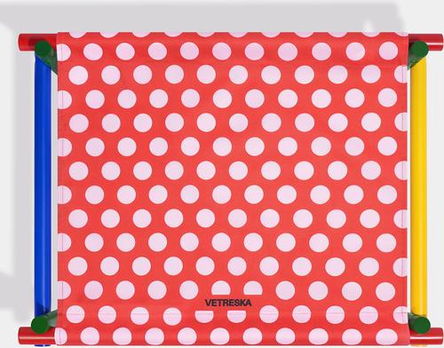 Show full view: VETRESKA Chroma Elevated Dog & Cat Bed, Medium, Red slide 6 of 9