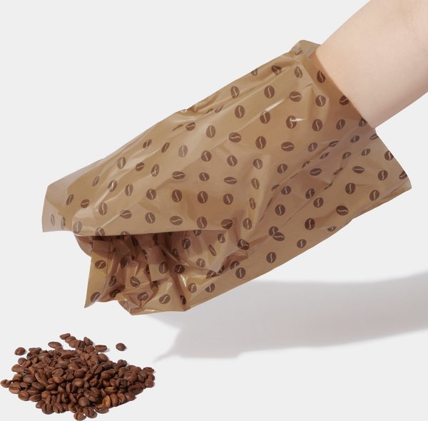 VETRESKA Coffee Dog Poop Bag Dispenser with Bags, 7 count