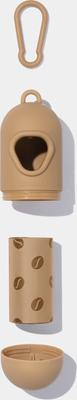 Show full view: VETRESKA Coffee Dog Poop Bag Dispenser with Bags, 7 count slide 3 of 9
