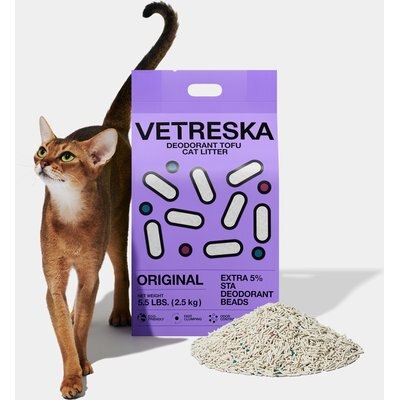 VETRESKA VETRESKA Deodorant Original Tofu Cat Litter, 5.5-lb bag